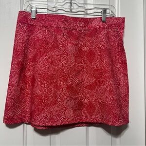 RipSkirt Hawaii Wrap Skirt Womens Pink Wailea Ocean Plant Print Floral